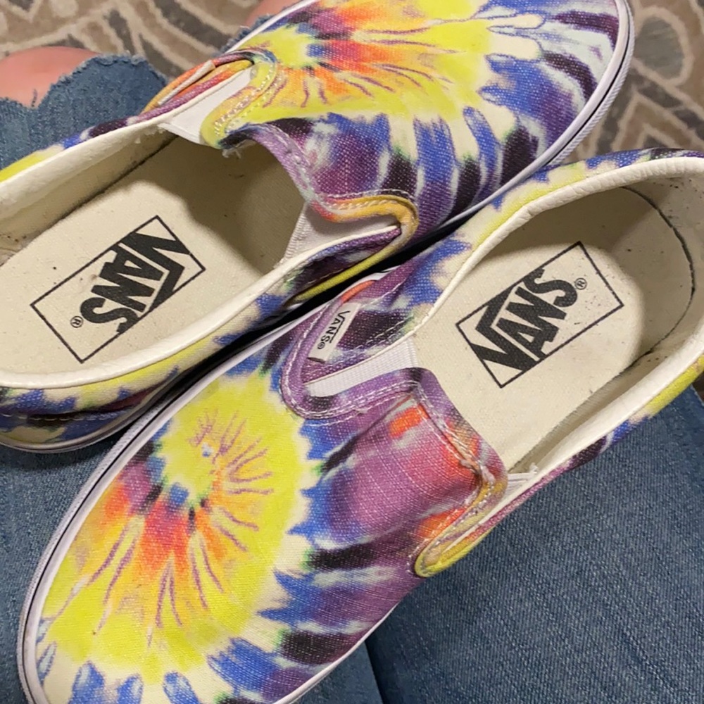 Tie dye vans